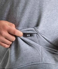 Boxraw HRDR FSTR SMTR UNISEX HOODIE - GREY MEN