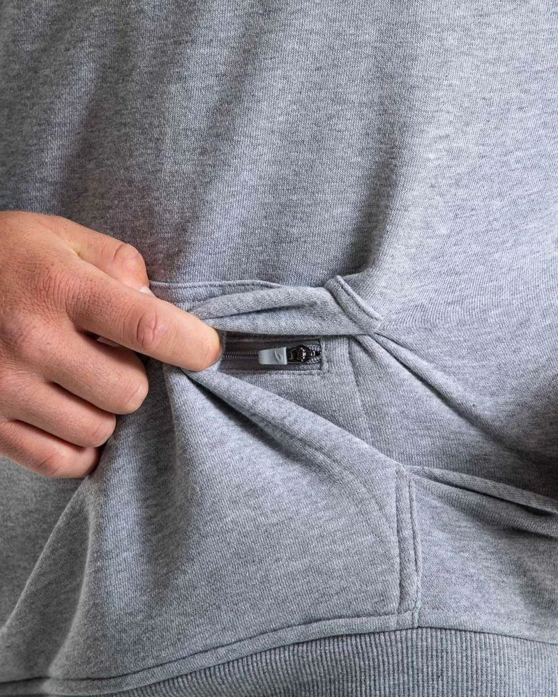 Boxraw HRDR FSTR SMTR UNISEX HOODIE - GREY MEN