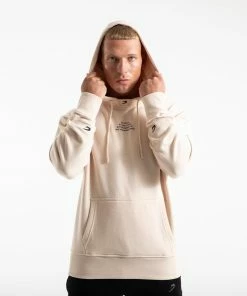 Boxraw MEN ESTABLISHED UNISEX HOODIE - STONE