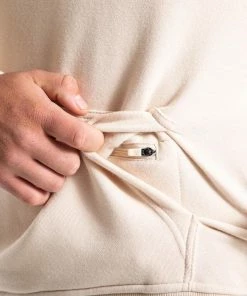 Boxraw MEN ESTABLISHED UNISEX HOODIE - STONE