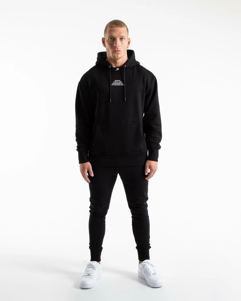 Boxraw ESTABLISHED UNISEX HOODIE - BLACK MEN