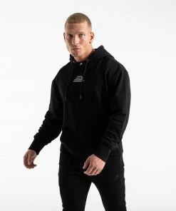 Boxraw ESTABLISHED UNISEX HOODIE - BLACK MEN