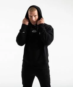 Boxraw ESTABLISHED UNISEX HOODIE - BLACK MEN
