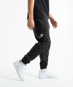 Boxraw DUNDEE CARGO PANTS - BLACK MEN
