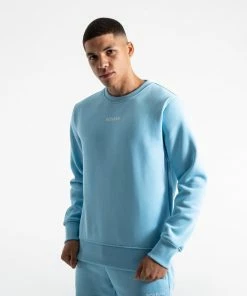 Boxraw HOODIES & SWEATSHIRTS JOHNSON SWEATSHIRT - BABY BLUE