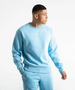 Boxraw HOODIES & SWEATSHIRTS JOHNSON SWEATSHIRT - BABY BLUE