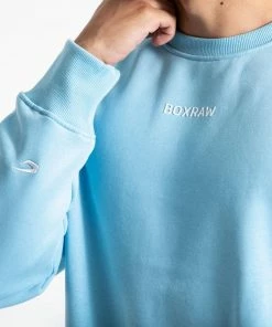 Boxraw HOODIES & SWEATSHIRTS JOHNSON SWEATSHIRT - BABY BLUE