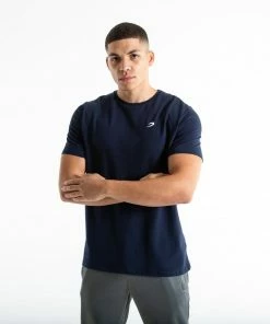 BOXRAW STRIKE T-SHIRT - NAVY