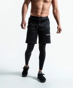 Boxraw OG PEP SHORTS (2-IN-1 TRAINING TIGHTS) BLACK