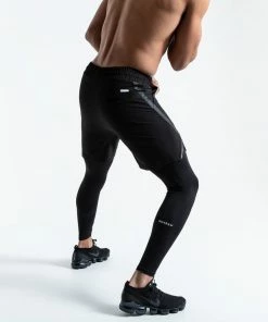 Boxraw PEP SHORTS (2-IN-1 TRAINING TIGHTS) - BLACK