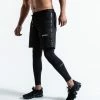 Boxraw OG PEP SHORTS (2-IN-1 TRAINING TIGHTS) BLACK