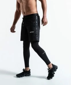 Boxraw OG PEP SHORTS (2-IN-1 TRAINING TIGHTS) BLACK