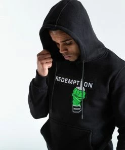 Boxraw REDEMPTION HOODIE - BLACK MEN