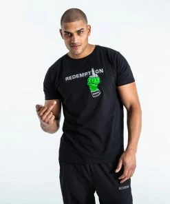 Boxraw MEN REDEMPTION T-SHIRT - BLACK
