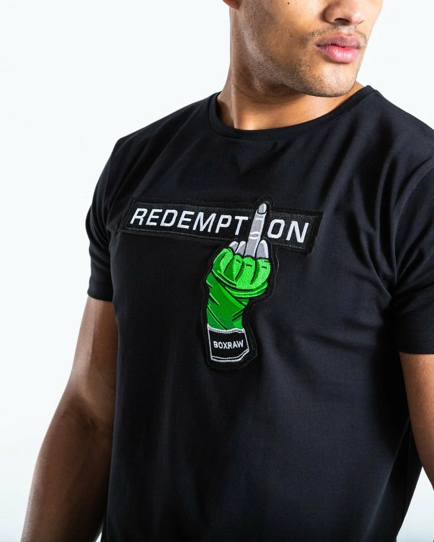 Boxraw MEN REDEMPTION T-SHIRT - BLACK