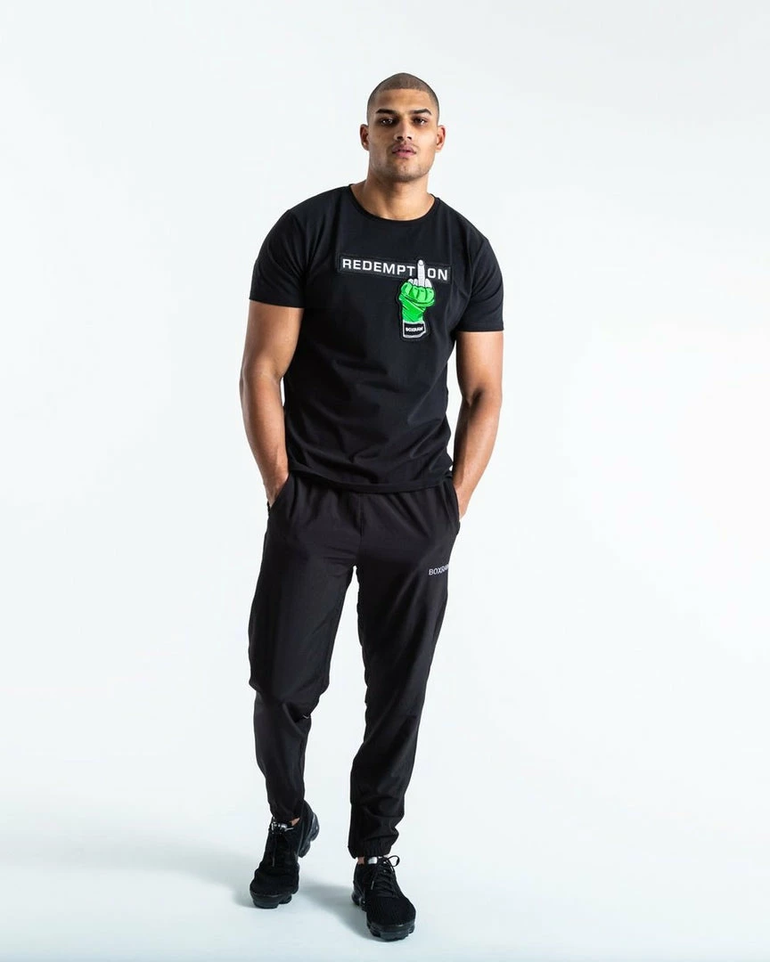 Boxraw MEN REDEMPTION T-SHIRT - BLACK