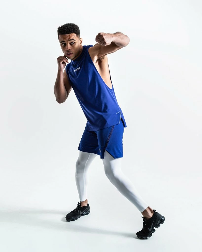 Boxraw SMRT-TEC MUSCLE TANK - BLUE