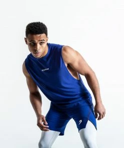 Boxraw SMRT-TEC MUSCLE TANK - BLUE