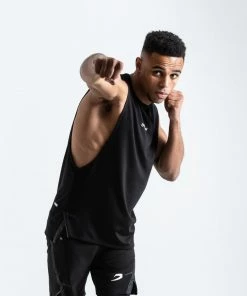 Boxraw SMRT-TEC MUSCLE TANK - BLACK MEN