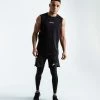 Boxraw SMRT-TEC MUSCLE TANK - BLACK MEN