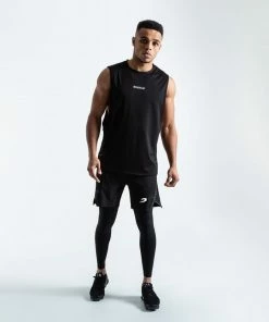 Boxraw SMRT-TEC MUSCLE TANK - BLACK MEN