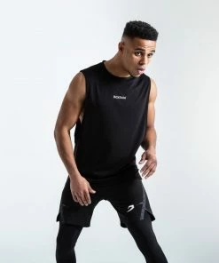 Boxraw SMRT-TEC MUSCLE TANK - BLACK MEN
