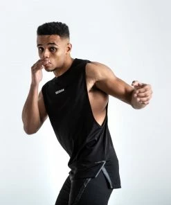 Boxraw SMRT-TEC MUSCLE TANK - BLACK MEN