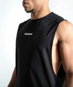 Boxraw SMRT-TEC MUSCLE TANK - BLACK MEN