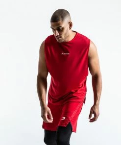 Boxraw MEN SMRT-TEC MUSCLE TANK - RED