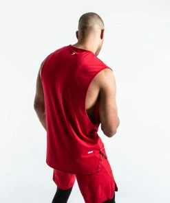Boxraw MEN SMRT-TEC MUSCLE TANK - RED