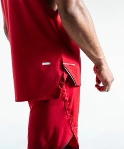 Boxraw MEN SMRT-TEC MUSCLE TANK - RED