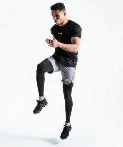 Boxraw PEP SHORTS (2-IN-1 TRAINING TIGHTS) - GREY