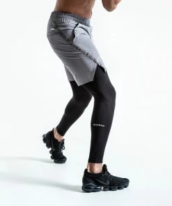 Boxraw PEP SHORTS (2-IN-1 TRAINING TIGHTS) - GREY