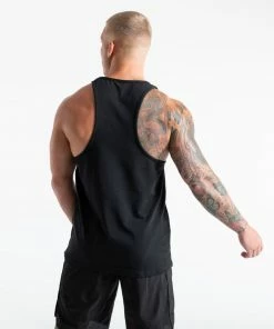 Boxraw STENCIL STRIKE TANK BLACK MEN