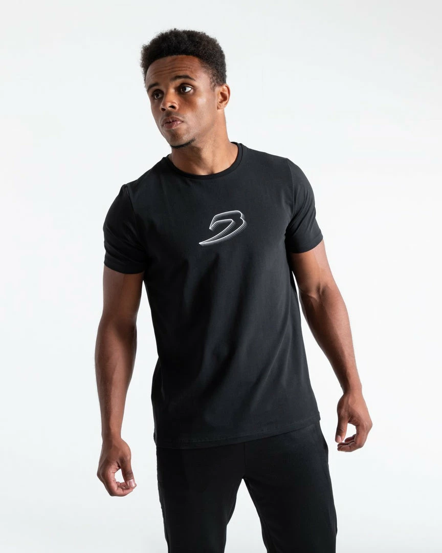 Boxraw STENCIL STRIKE T-SHIRT BLACK