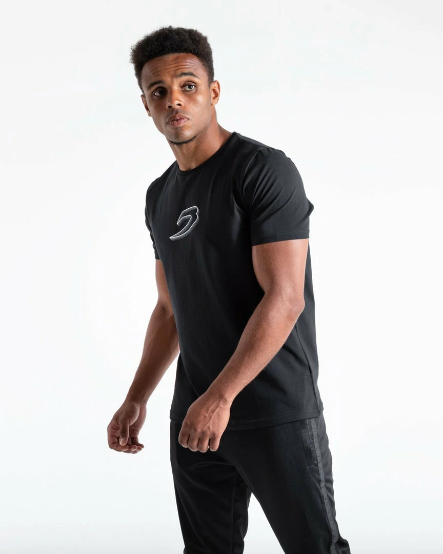 Boxraw STENCIL STRIKE T-SHIRT BLACK