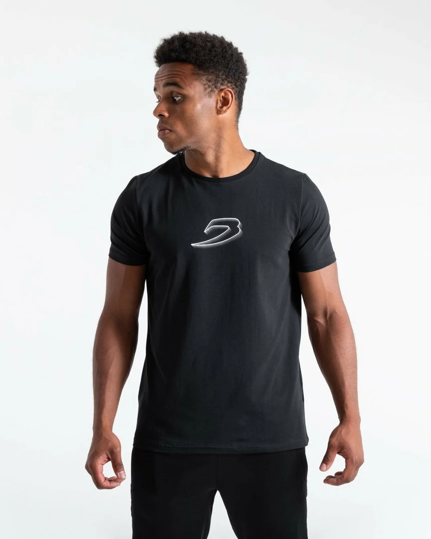 Boxraw STENCIL STRIKE T-SHIRT BLACK