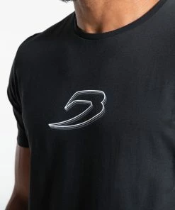 Boxraw STENCIL STRIKE T-SHIRT BLACK