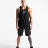Boxraw STENCIL STRIKE TANK BLACK MEN