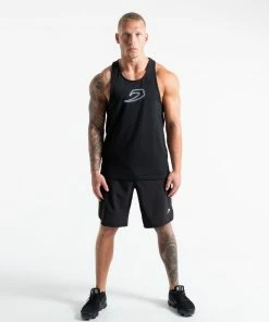 Boxraw STENCIL STRIKE TANK BLACK MEN
