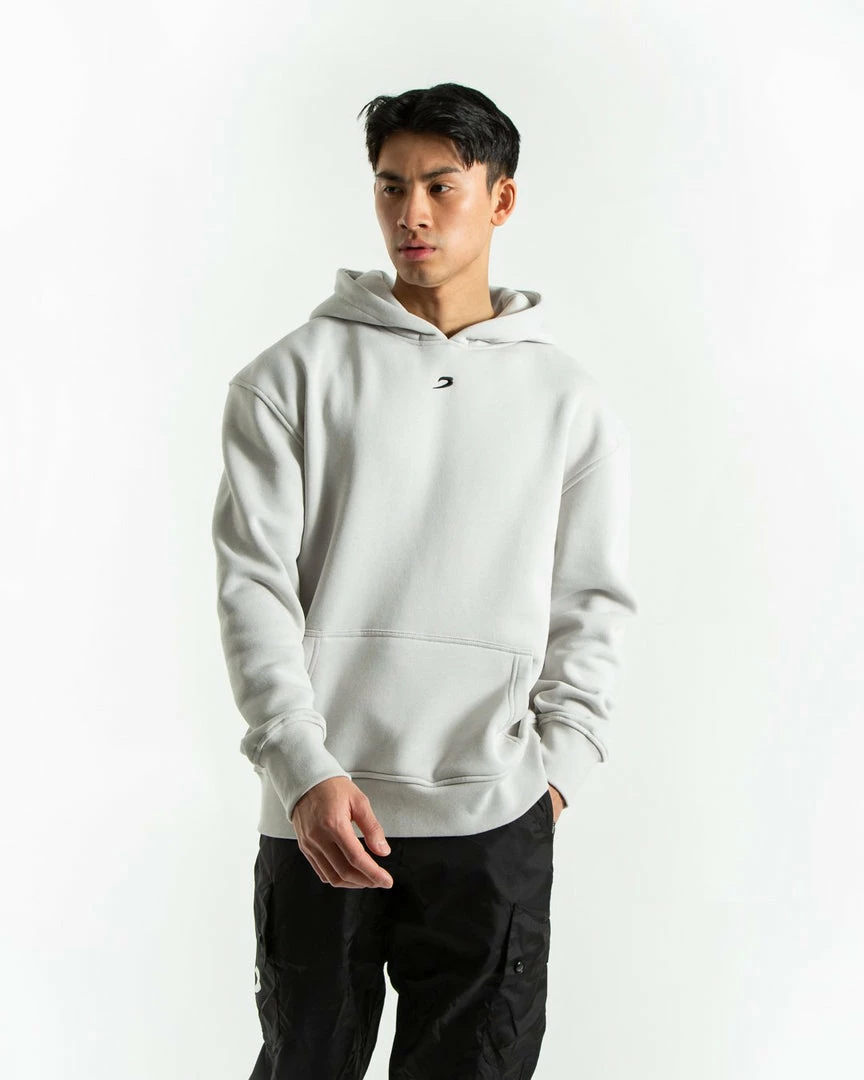 Boxraw STRIKE LOGO HOODIE - GREY STONE