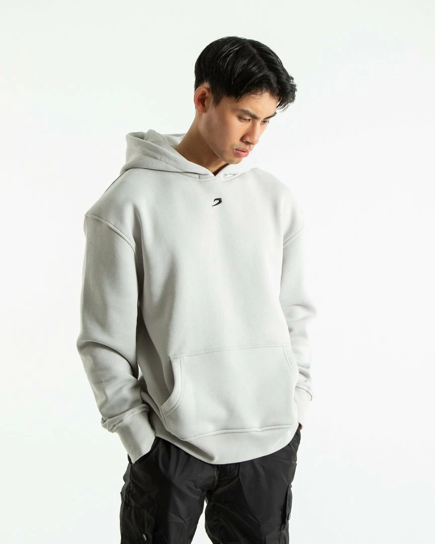Boxraw STRIKE LOGO HOODIE - GREY STONE