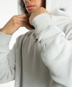 Boxraw STRIKE LOGO HOODIE - GREY STONE