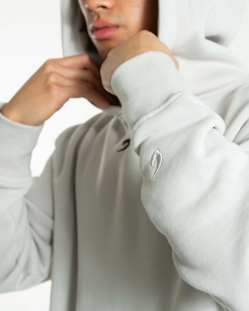 Boxraw STRIKE LOGO HOODIE - GREY STONE