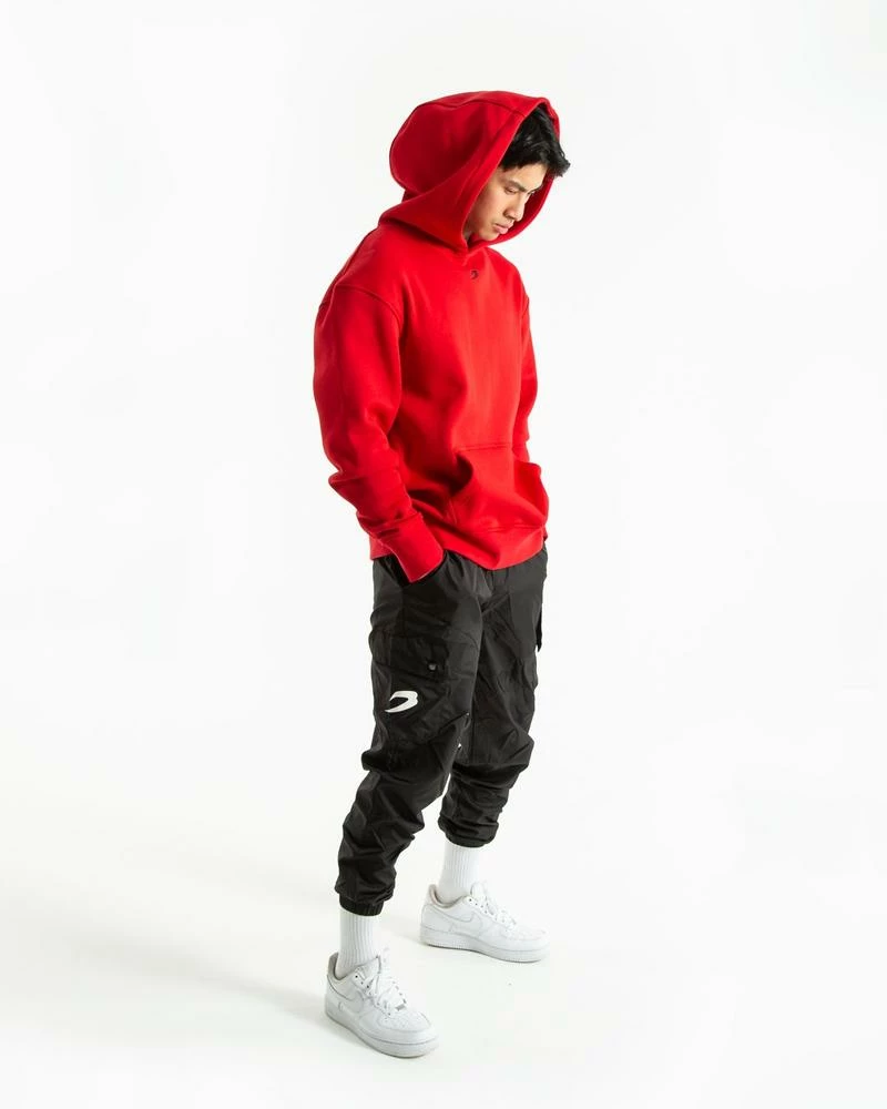 Boxraw MEN STRIKE LOGO HOODIE - RED