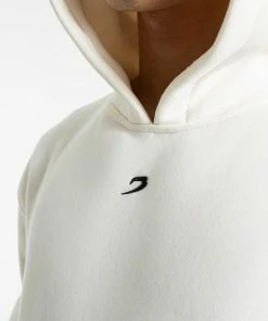 Boxraw MEN STRIKE LOGO HOODIE - CREAM