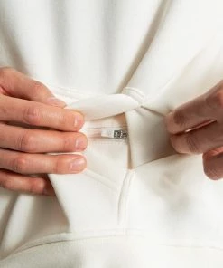 Boxraw MEN STRIKE LOGO HOODIE - CREAM