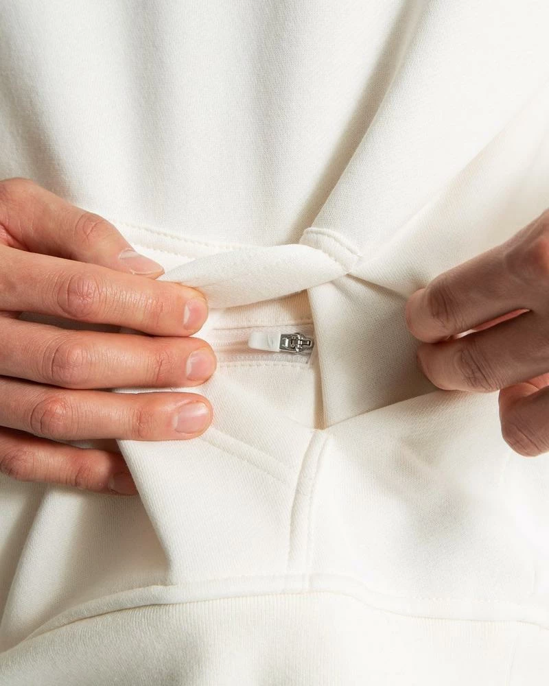 Boxraw MEN STRIKE LOGO HOODIE - CREAM