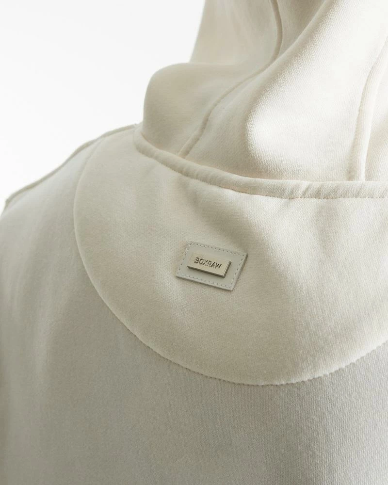 Boxraw MEN STRIKE LOGO HOODIE - CREAM