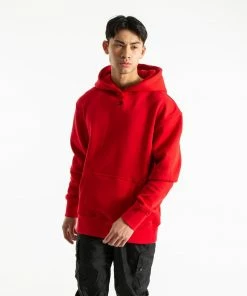 Boxraw MEN STRIKE LOGO HOODIE - RED